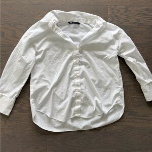 Zara Oversized Button Up Shirt